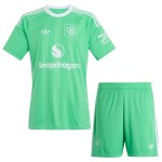 Günstige Fußballtrikots Manchester United Torwart Kinder 2025-26 Grüne Kurzarm Günstige Fußballtrikots Manchester United Torwart Kinder 2025-26 Grüne Kurzarm